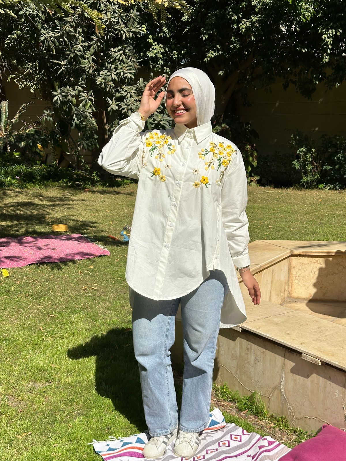 alia embroidery shirt